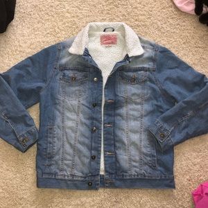 COPY - Denim Sherpa jacket